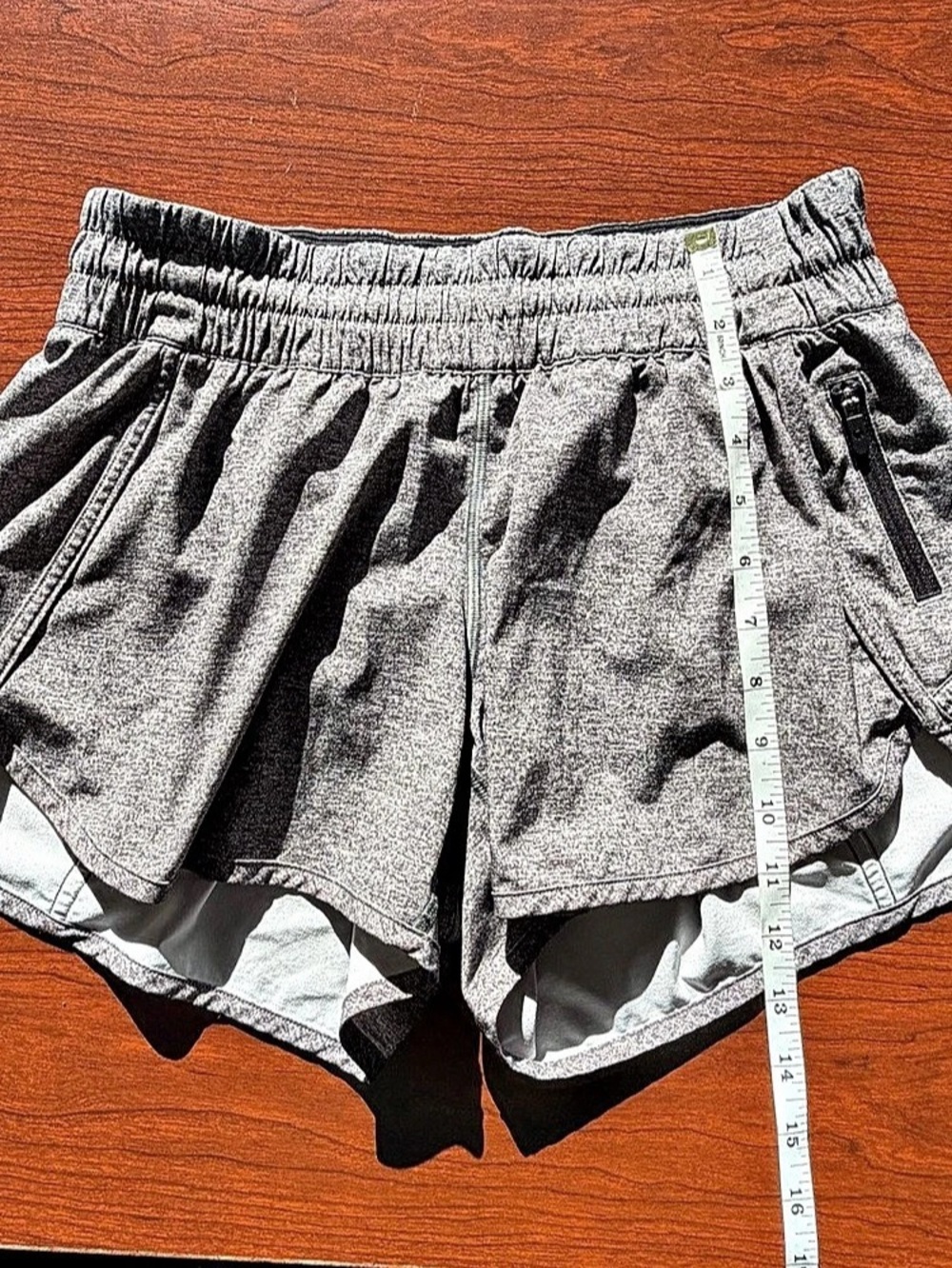 EUC, lululemon Speed Up Short Athletic Shorts in Gray Waist 8
